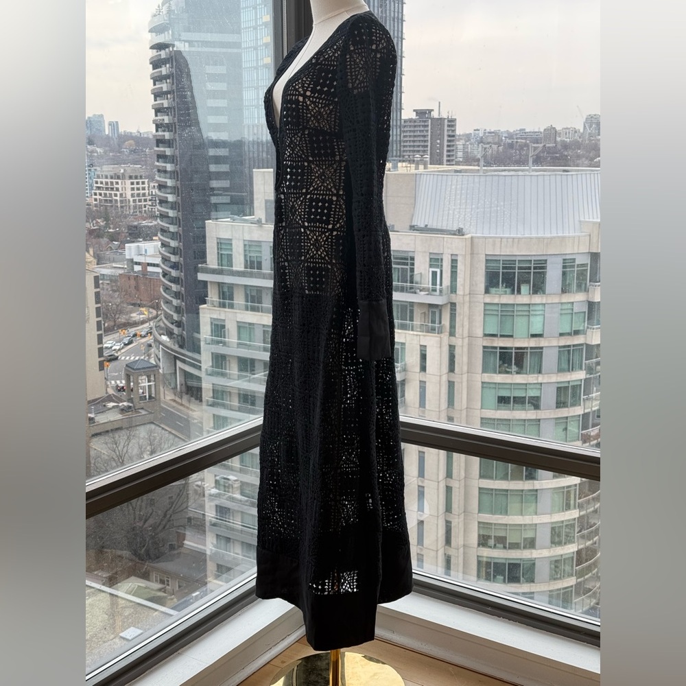 🆕 SIR THE LABEL 🧿 NWOT Rayure Long Sleeve Crochet Maxi Dress, Sz 1 US 4 - Picture 11 of 17